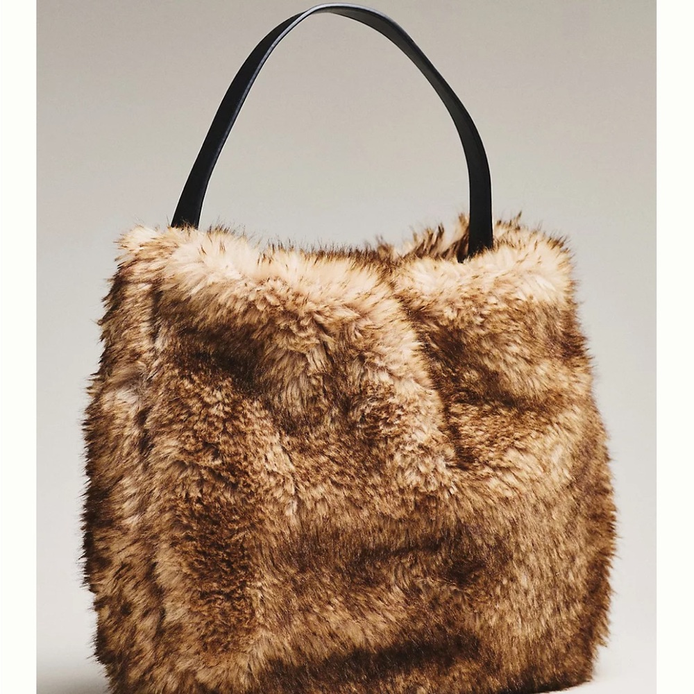Faux Fur Tote Bag